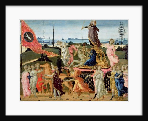 Triumph of Chastity, inspired by 'Triumphs' by Petrarch by Jacopo del Sellaio