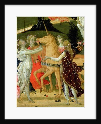 Triumph of Chastity, inspired by 'Triumphs' by Petrarch by Jacopo del Sellaio