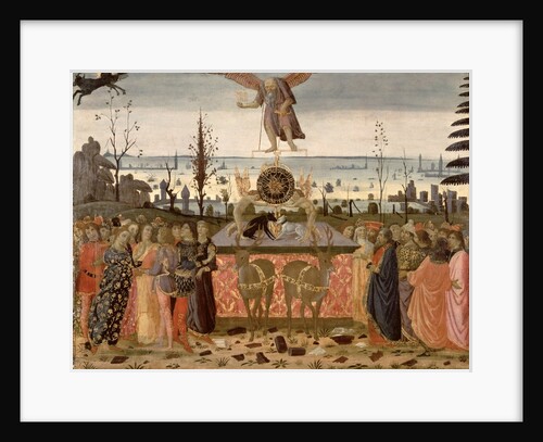Triumph of Time, inspired by 'Triumphs' by Petrarch by Jacopo del Sellaio