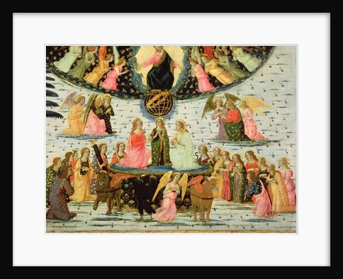 Triumph of Eternity, inspired by 'Triumphs' by Petrarch by Jacopo del Sellaio