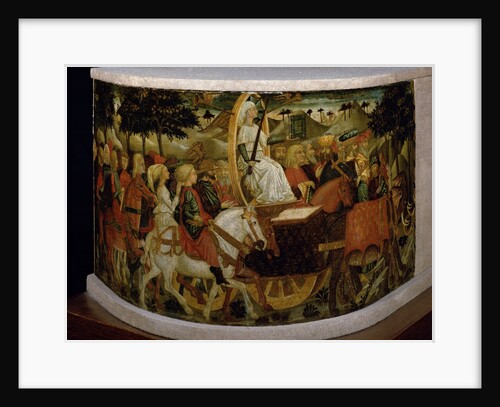 Triumph of Fame, inspired by 'Triumphs' by Petrarch by Giovanni di Ser Giovanni Scheggia