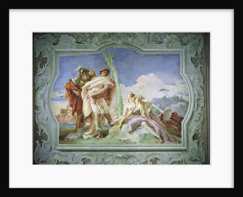 Rinaldo Abandoning Armida by Giovanni Battista (1696-1770) Tiepolo