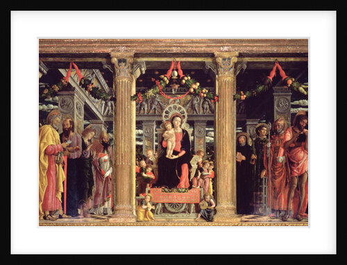 Altarpiece of St. Zeno of Verona, 1456-60 by Andrea Mantegna