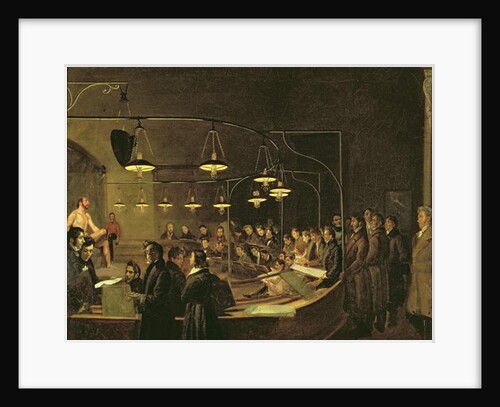 The Anatomy Lesson, 1845 by Carle Felice Biscaria