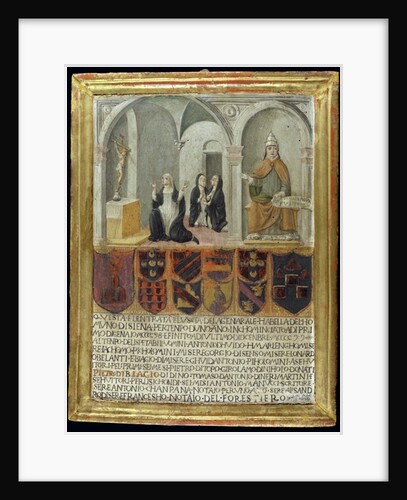St. Catherine of Siena Receiving the Stigmata, 1498 by Italian School