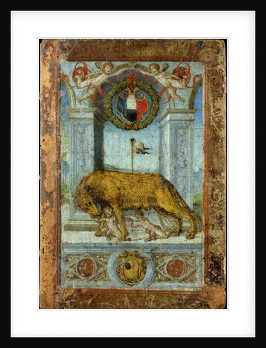 The She-Wolf Suckling Romulus and Remus by Italian School