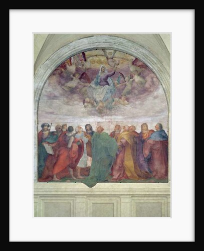 Assumption of the Virgin, 1513 by Giovanni Battista Rosso Fiorentino