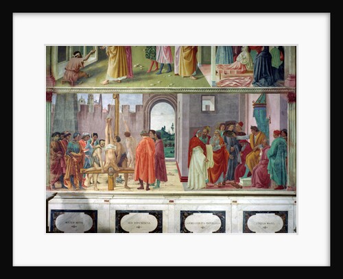 The Dispute with Simon Mago and the Crucifixion of St. Peter, c.1484-85 by Filippino Lippi