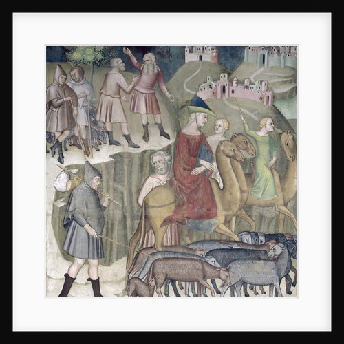 The Separation of Abraham and Lot, 1356-67 by also Manfredi de Battilori Bartolo di Fredi