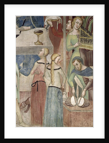 Satan Asking God to Tempt Job by also Manfredi de Battilori Bartolo di Fredi