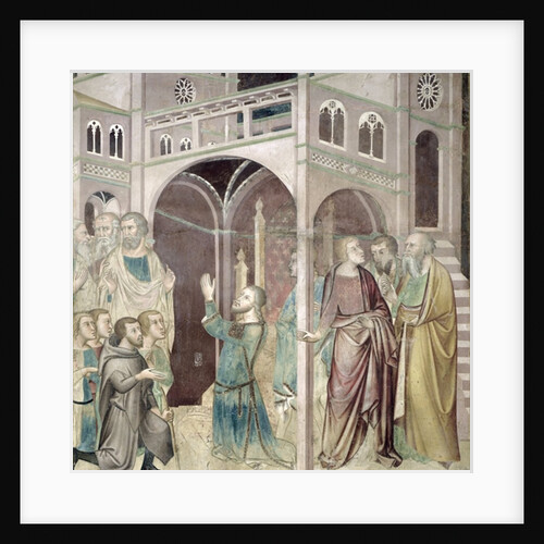Job Thanking God, 1356-67 by also Manfredi de Battilori Bartolo di Fredi