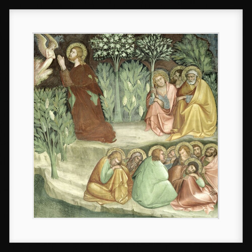 Christ in the Garden of Gethsemane, from a series of Scenes of the New Testament by Barna da Siena