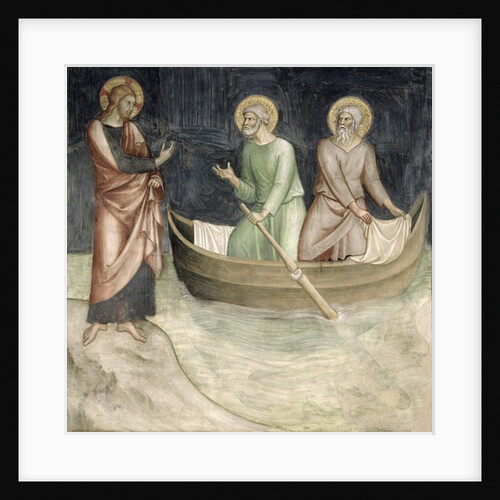 The Calling of St. Peter, from a series of Scenes of the New Testament by Barna da Siena