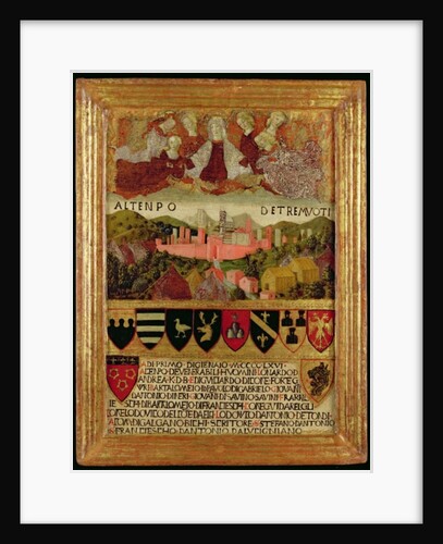 The Virgin Protecting Siena from the Earthquake of 1466, 1467 by Italian School