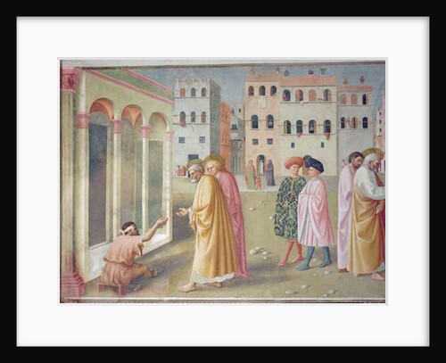 St. Peter healing a cripple, c.1427 by Tommaso Masolino da Panicale