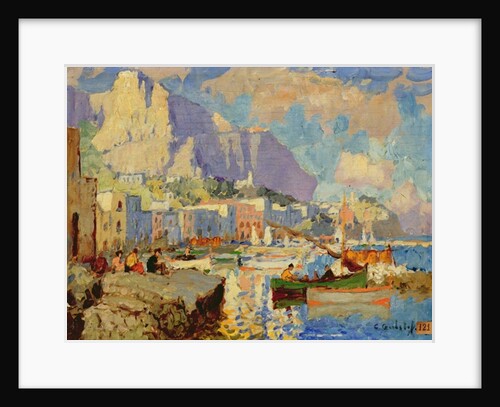 Capri Seascape by Konstantin Ivanovich Gorbatov