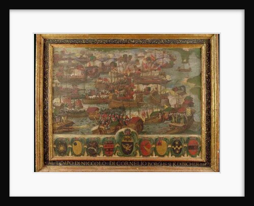 Naval Battle of Lepanto, 1571 by Italian School