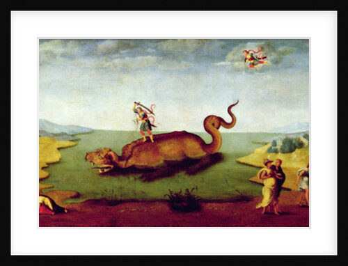 Perseus rescuing Andromeda by Master of Serumido