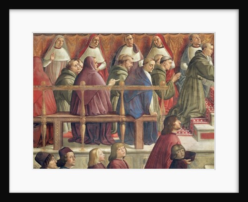 The Approval of the Order by Pope Honorius III, scene from the life of St. Francis of Assisi by Domenico Ghirlandaio
