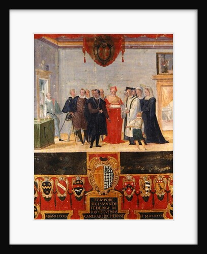 Baptism of Cosimo II de Medici 1589 by Ventura di Arcangelo Salimbeni