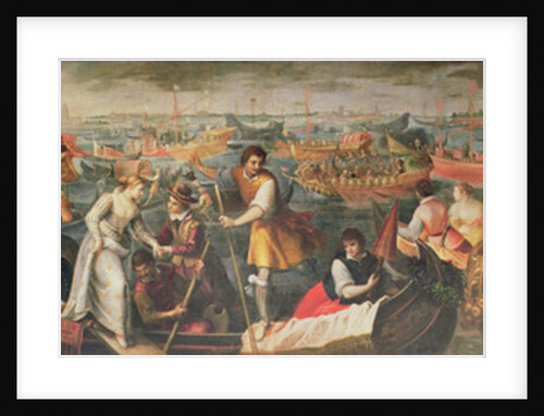 The Disembarcation of Catarino Cornaro in Venice in 1489 by Antonio Vassilacchi