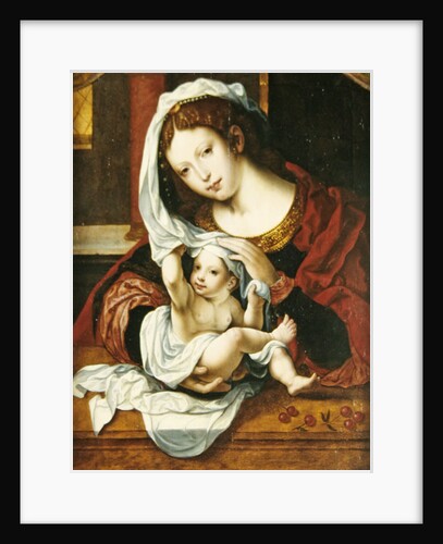 Madonna of the Cherries by Jan Gossaert