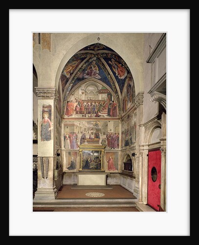 The Confirmation of the Rule of the Order of St. Francis by Pope Honorius III and the Resurrection of a Boy by Domenico Ghirlandaio