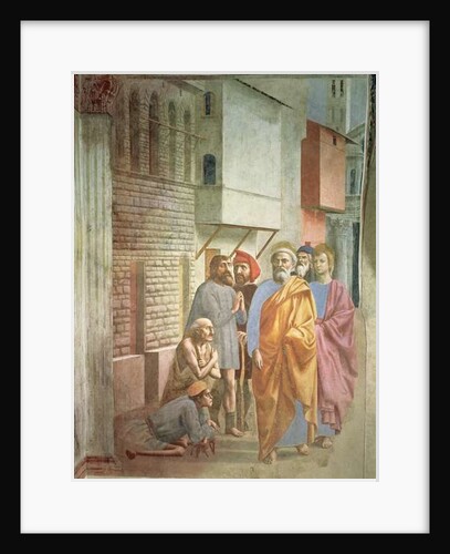 St. Peter Healing With His Shadow, c.1427 by Tommaso Masaccio