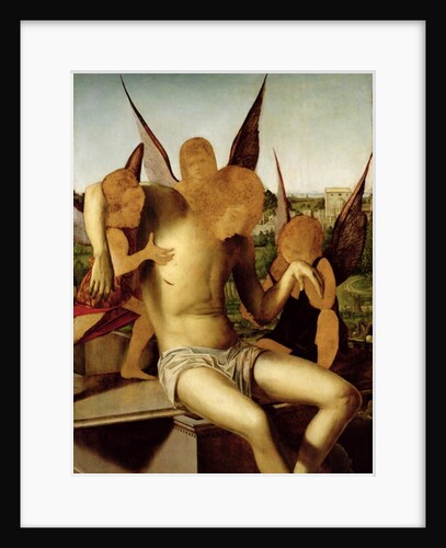 Christ Supported by Three Angels by Antonello da Messina