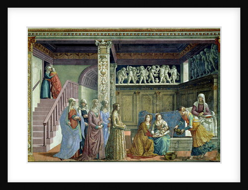 The Birth of the Virgin, 1486-90 by Domenico Ghirlandaio