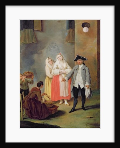 The Seller of Fritters by Pietro Longhi