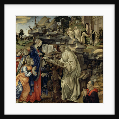 The Vision of St. Bernard, c.1485-87 by Filippino Lippi