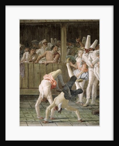 Pulcinella with Acrobats, c.1793 by Giandomenico Tiepolo