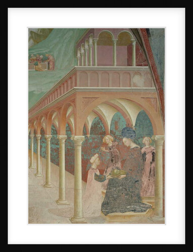 Salome presenting head of John Baptist to her mother Herodias, 1435 by Tommaso Masolino da Panicale
