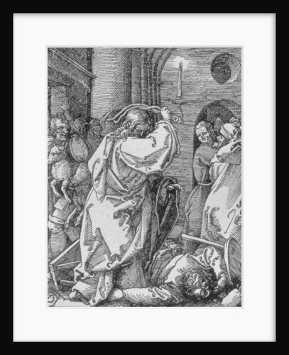 Christ expelling the moneychangers from the temple by Albrecht Dürer or Duerer