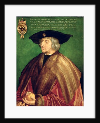 Emperor Maximilian I by Albrecht Dürer or Duerer