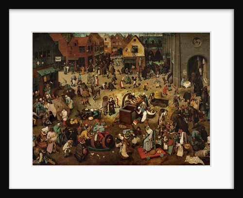 Fight between Carnival and Lent, 1559 by Pieter the Elder Bruegel