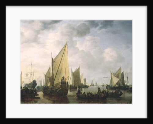 Naval Review, 1649 by Simon Jacobsz. Vlieger