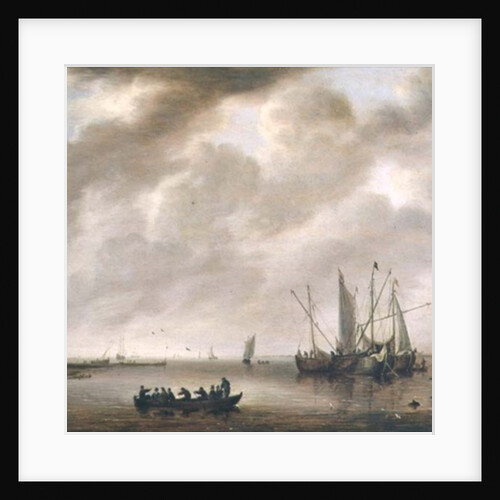 The Calm Sea, 1651 by Willem van Diest