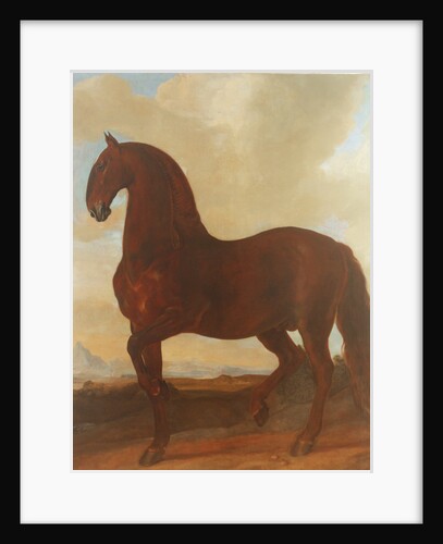 The Bay Stallion at the Eisgruber Stud by Johann Georg Hamilton