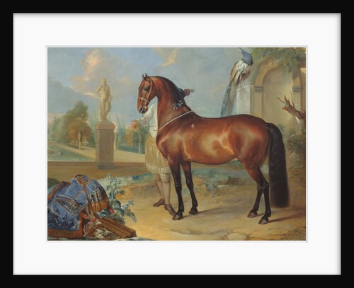 The bay horse' Sincero' by Johann Georg Hamilton