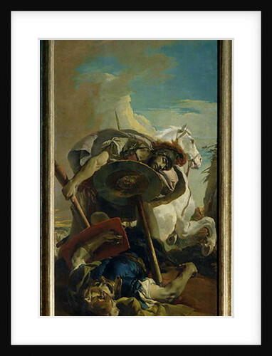 Death of the Consul Lucius Junius Brutus in a duel with Aruns by Giovanni Battista Tiepolo