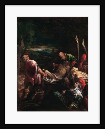 Entombment of Christ, 1578-80 by Leandro da Ponte Bassano