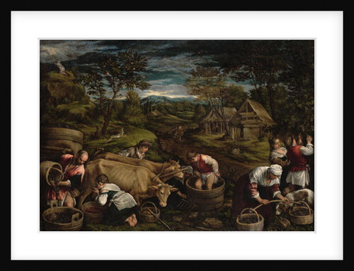 Harvest,, 1576 by Jacopo Bassano