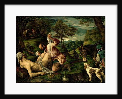 The Parable of the Good Samaritan, c.1575 by Francesco Bassano