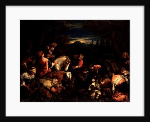 Jacob and Laban at the Well, c.1590 by Francesco Bassano