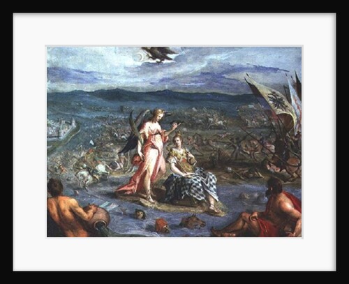 Allegory of The Turkish Wars: The Battle of Sissek 1593 by Johann or Hans von Aachen