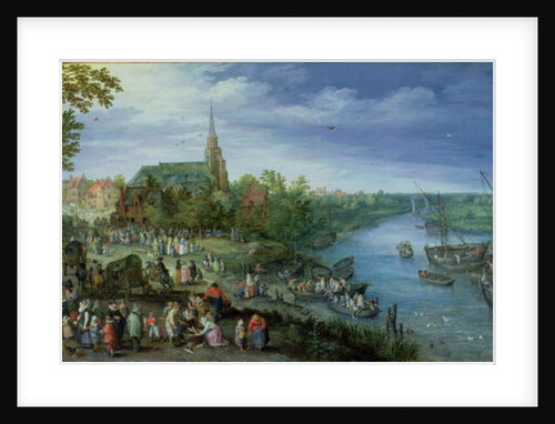The Annual Parish Fair in Schelle, 1614 by Jan the Elder Brueghel