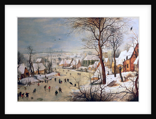 Winter Landscape with Birdtrap, 1601 by Pieter the Younger Brueghel