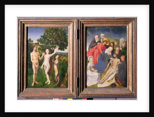 Diptych of The Fall of Man and The Redemption, after 1479 by Hugo van der Goes